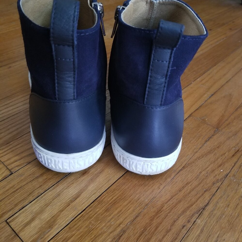 EUC Sz 38 Birkenstock Navy Blue Ankle Boots - Picture 6 of 8